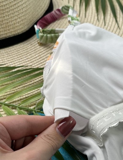 Закрытый купальник с цветочным принтом Jantzen JZ25147M, Цвет: мульти, Размеры: XL, изображение 4