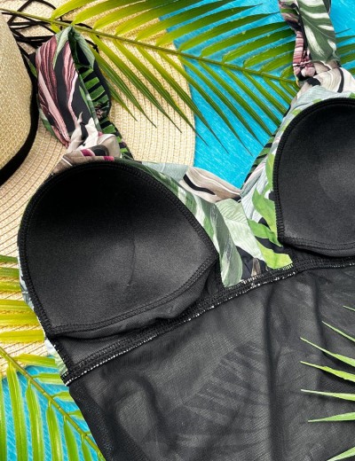 Цельный купальник с уплотненной чашкой Jantzen JZ25207M, Цвет: мульти, Размеры: 2XL, изображение 3