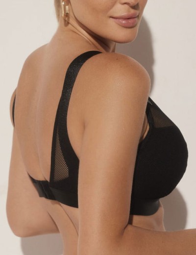 Бюстгальтер мягкий без косточек Kinga LARA 748-WB черный, Цвет: черный, Размеры: 90A, изображение 2