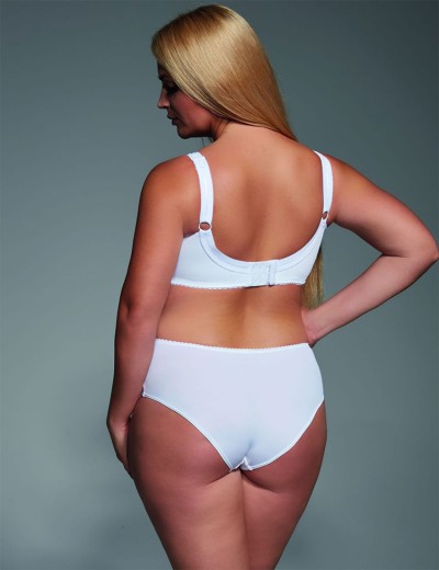 Трусы слипы миди Kris Line FORTUNA briefsmidi белый, Цвет: белый, Размеры: M, изображение 5