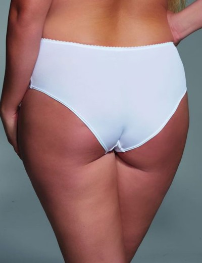 Трусы слипы миди Kris Line FORTUNA briefsmidi белый, Цвет: белый, Размеры: M, изображение 2