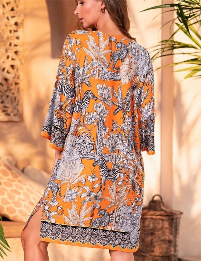 Пляжная туника Mia-Amore MADAGASCAR 1795, Цвет: оранжевый, Размеры: S, изображение 2