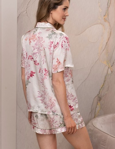 Шёлковая пижама-двойка Mia-Amore CHARLOTTE 4514, Цвет: мультицвет, Размеры: 2XL, изображение 2