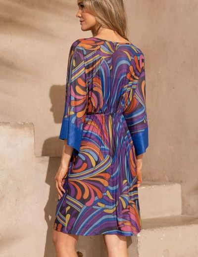 Короткий пляжный халат Mia-Amore COSTA RICA 2293, Цвет: мультицвет, Размеры: L/XL, изображение 3 Короткий пляжный халат Mia-Amore COSTA RICA 2293, Цвет: мультицвет, Размеры: L/XL, изображение 3