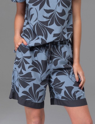 Комплект футболка с шортами Mia-Amore ODRIE 5354, Цвет: серо-голубой, Размеры: S, изображение 5