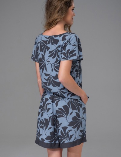 Комплект футболка с шортами Mia-Amore ODRIE 5354, Цвет: серо-голубой, Размеры: S, изображение 2