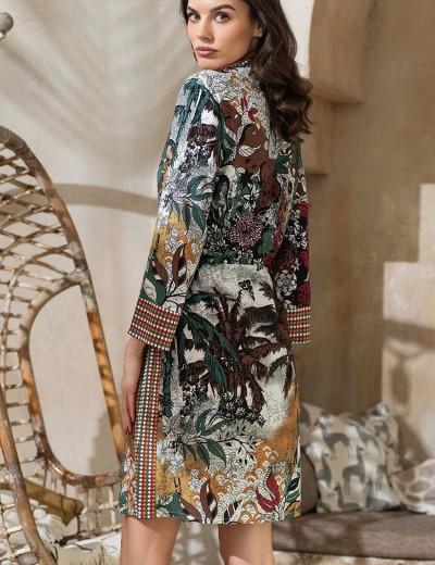 Рубашка-халат из вискозы Mia-Amore PALMETTA (Palmira) 5347, Цвет: мультиколор, Размеры: S, изображение 2 Рубашка-халат из вискозы Mia-Amore PALMETTA (Palmira) 5347, Цвет: мультиколор, Размеры: S, изображение 2