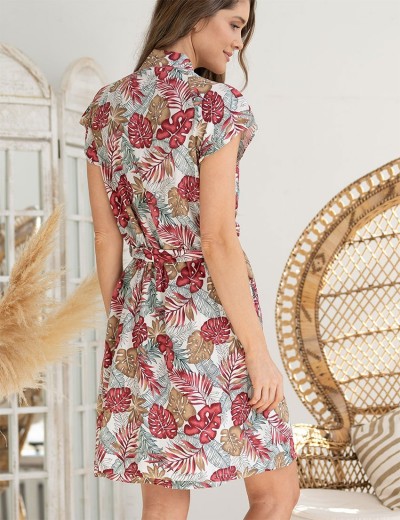 Короткий летний халат Mia-Amore TAHITI 5293, Цвет: мультицвет, Размеры: L/XL, изображение 2