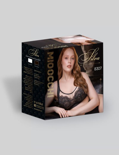 Бюстгальтер без косточек Mioocchi SILVA 8307 nero, Цвет: nero (черный), Размеры: 75C, изображение 5