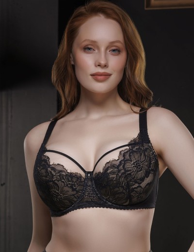 Бюстгальтер полупоролон Mioocchi SILVA 8309 nero, Цвет: nero (черный), Размеры: 90B, изображение 4