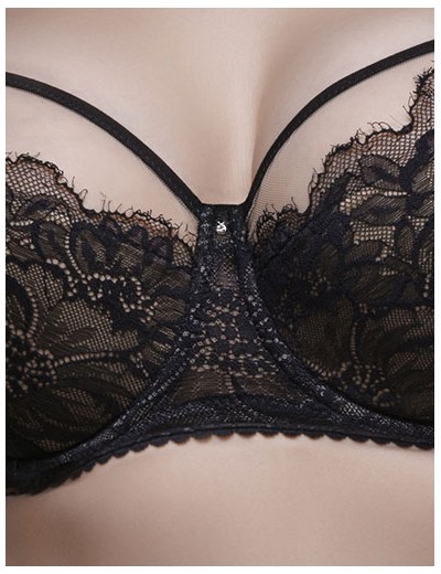 Бюстгальтер полупоролон Mioocchi SILVA 8309 nero, Цвет: nero (черный), Размеры: 90B, изображение 3