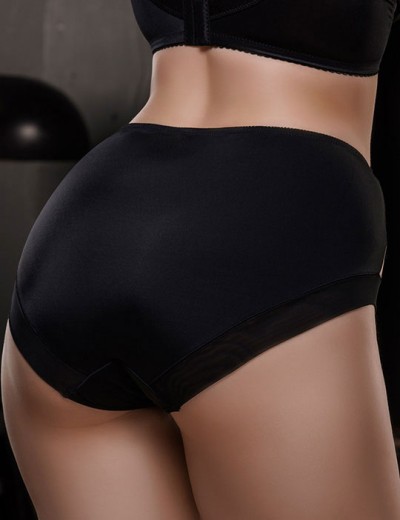 Трусы слипы высокие Mioocchi SILVA 8407 nero, Цвет: nero (черный), Размеры: XL, изображение 2