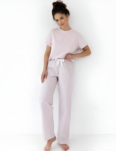 Хлопковая пижама с брюками Sensis MARION, Цвет: сиреневый, Размеры: M, изображение 2