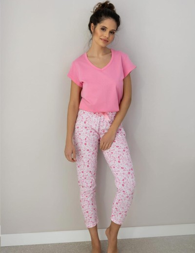 Пижама с брюками Sensis NEVAEH, Цвет: розовый, Размеры: S, изображение 2