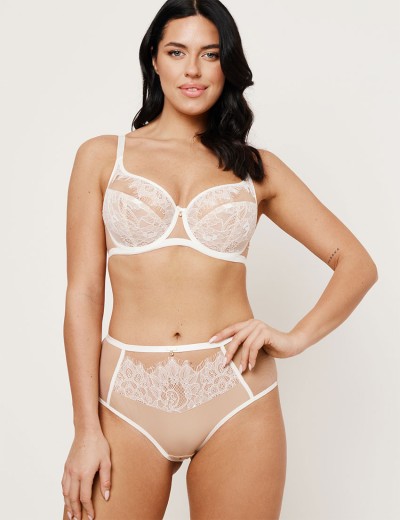 Трусы высокие Subtille ANGEL MILK high-waist, Цвет: молочный, Размеры: M, изображение 3 Трусы высокие Subtille ANGEL MILK high-waist, Цвет: молочный, Размеры: M, изображение 3