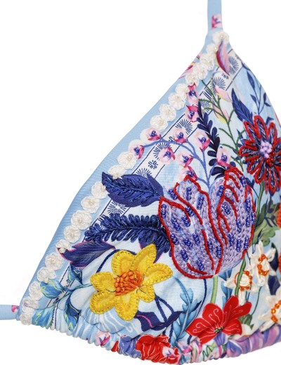 Купальный лиф-шторка Agua Bendita 15156 LOLITA VESSEL, Цвет: синий, Размеры: M, изображение 4