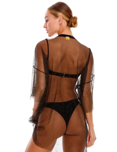 Черные плавки-галочки Agua Bendita 17063 AVY SILVER, Цвет: черный, Размеры: L, изображение 4