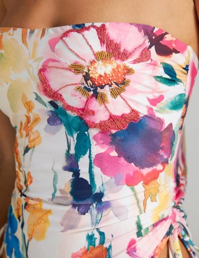Слитный купальник цветы Cosita Linda 25010M ARTISINAL FLOWERS, Цвет: мульти, Размеры: S, изображение 4