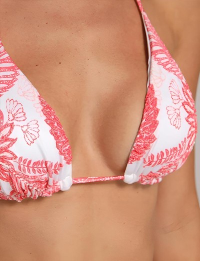 Купальный лиф шторка Cosita Linda 25034B GLAMOROUS LEAVES, Цвет: розовый, Размеры: M, изображение 3