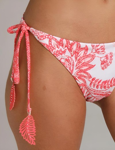 Пляжные трусики Cosita Linda 25035H GLAMOROUS LEAVES, Цвет: розовый, Размеры: S, изображение 3