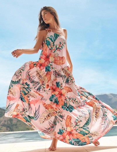 Легкий сарафан Cosita Linda 25055C EXOTIC LEAVES, Цвет: мульти, Размеры: M, изображение 2