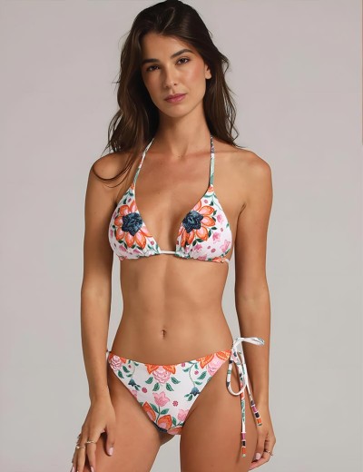 Плавки на завязках по бокам Cosita Linda 25063H BURST FLORAL, Цвет: мульти, Размеры: S, изображение 3