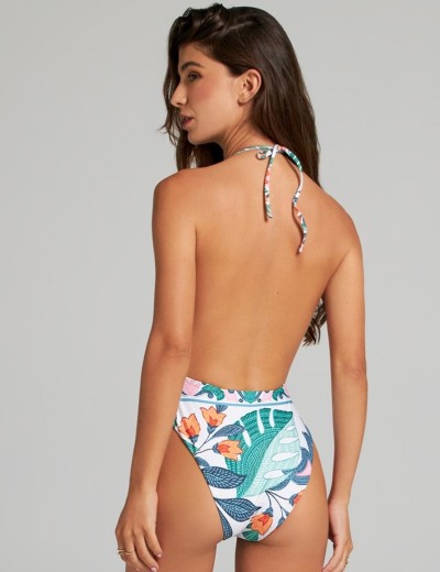 Слитный купальник с вышивкой бисером Cosita Linda 25068M BURST FLORAL, Цвет: мульти, Размеры: M, изображение 2