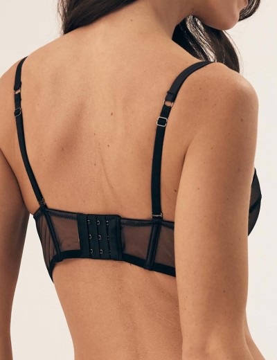 Бюстгальтер бюстье Esotiq BARELY 42458 черный + бежевый, Цвет: черный + бежевый, Размеры: 70C, изображение 2