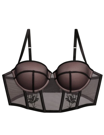 Бюстгальтер бюстье Esotiq BARELY 42458 черный + бежевый, Цвет: черный + бежевый, Размеры: 70C, изображение 9