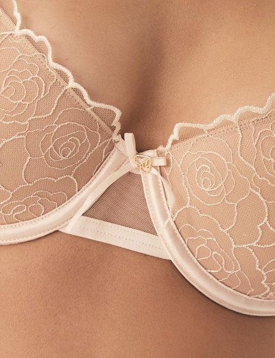 Бюстгальтер со съемным пуш-ап Esotiq BATTY 42513 бежевый, Цвет: бежевый, Размеры: 85D, изображение 4