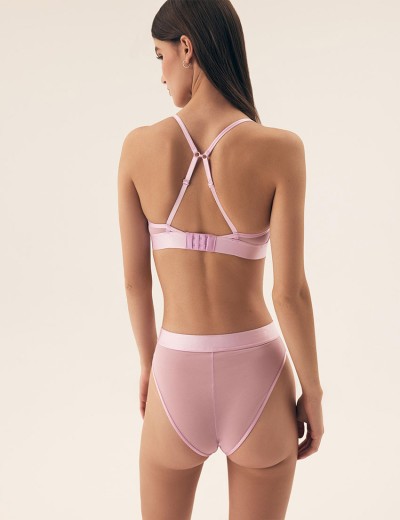 Эластичный бюстгальтер без кости Esotiq LIRAGE 42498 розовый, Цвет: розовый, Размеры: M, изображение 7