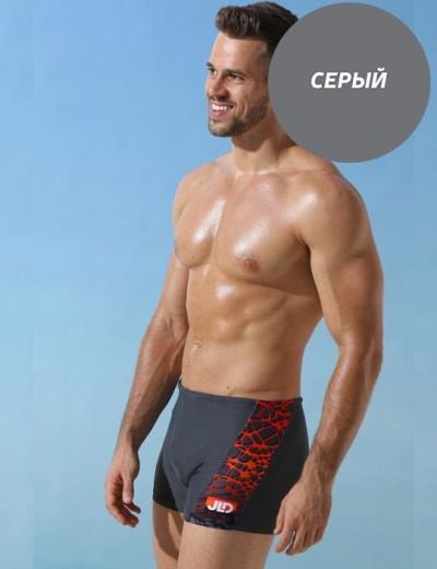 Мужские плавки боксеры Jolidon B627I серый, Цвет: серый, Размеры: L, изображение 2