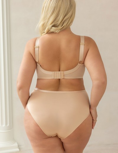 Высокие трусы слипы Kris Line DOLCE high waist телесный, Цвет: телесный, Размеры: 2XL, изображение 4