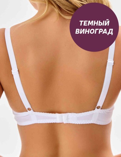 Бюстгальтер на поролоне Misstyle 2545 темный виноград, Цвет: темный виноград, Размеры: 75D, изображение 2