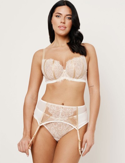 Мягкий кружевной балконет Subtille HARMONY GOLD balconette soft, Цвет: молочный, Размеры: 80F, изображение 4