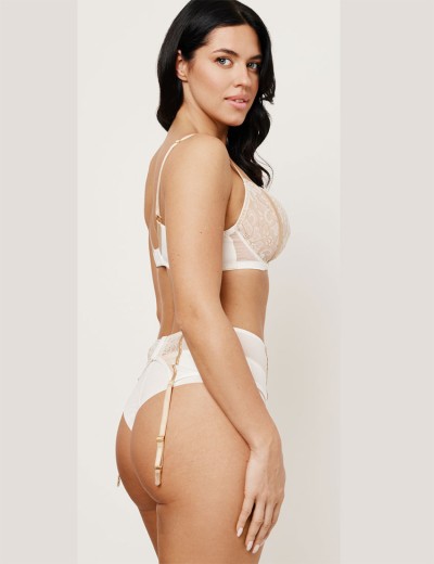 Пояс для чулок Subtille HARMONY GOLD belt, Цвет: молочный, Размеры: M, изображение 5