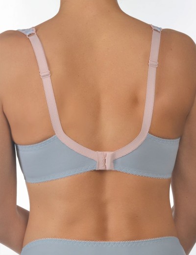 Бюстгальтер с мягкой чашкой Valmira 1125 серый с лотосом, Цвет: серый с лотосом, Размеры: 80D, изображение 2