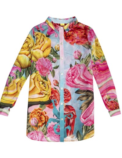 Пляжная рубашка Agua Bendita 15126 CRYSTAL MIRAGE, Цвет: розовый, Размеры: S, изображение 4