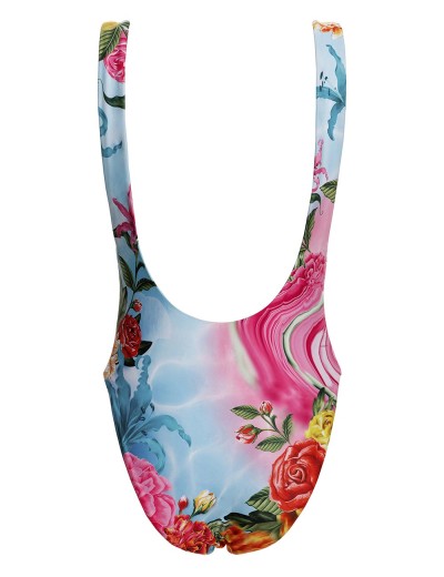 Слитный купальник цветы Agua Bendita 15141 TRIBECA MIRAGE, Цвет: голубой, Размеры: L, изображение 6