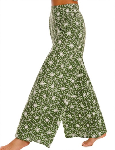 Пляжные брюки-палаццо Agua Bendita 15157 MAR VESSEL, Цвет: зеленый, Размеры: M, изображение 2
