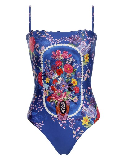 Совместный купальник с вышивкой Agua Bendita 15159 MILLER VESSEL, Цвет: синий, Размеры: M, изображение 6