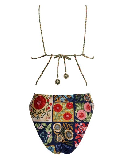 Купальник монокини с винтажным принтом Agua Bendita 15189 NADINE HARVEST, Цвет: темно-синий, Размеры: L, изображение 6