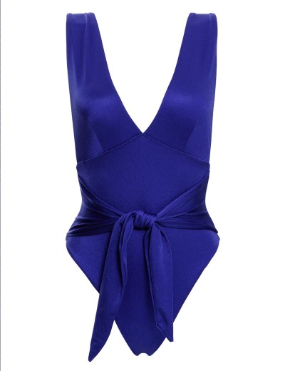 Слитный однотонный купальник Agua Bendita 15270 FLORENTINA VESSEL, Цвет: темно-синий, Размеры: L, изображение 4