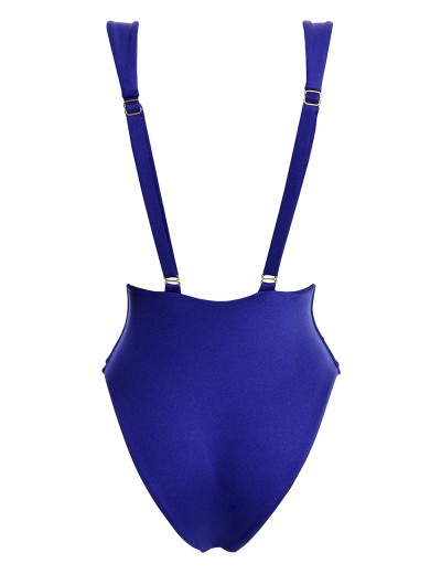 Слитный однотонный купальник Agua Bendita 15270 FLORENTINA VESSEL, Цвет: темно-синий, Размеры: L, изображение 5