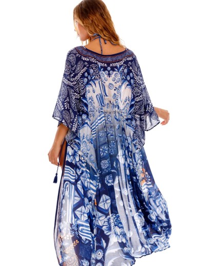 Халат-парео Agua Bendita 15381 SAM AZURE, Цвет: темно-синий, Размеры: UN, изображение 2