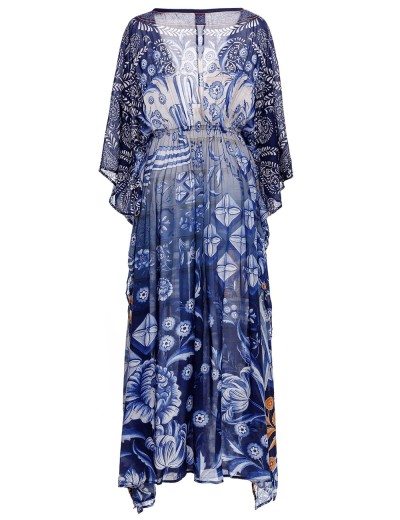 Халат-парео Agua Bendita 15381 SAM AZURE, Цвет: темно-синий, Размеры: UN, изображение 4