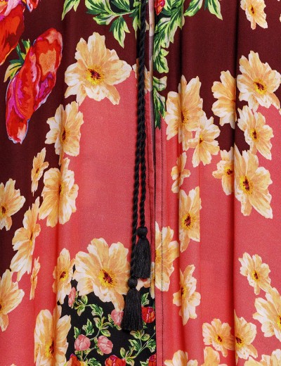 Халат-парео Agua Bendita 15453 SELMA DAWN, Цвет: бордовый, Размеры: UN, изображение 5