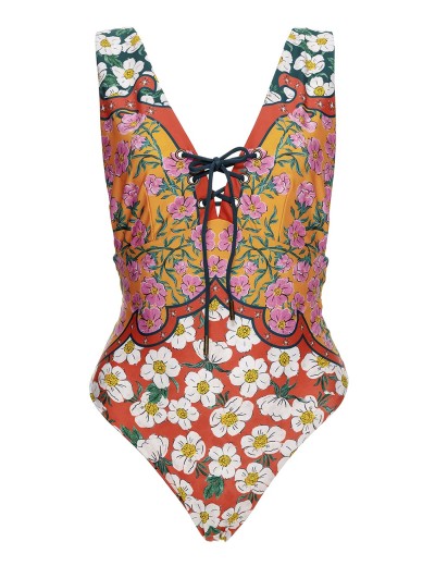 Слитный купальник Agua Bendita 17033 PRISCILA NOPAL, Цвет: красный, Размеры: S, изображение 4