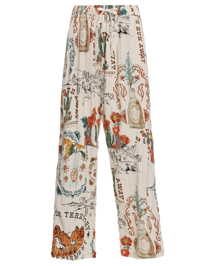 Легкие брючки Agua Bendita 17746 FRANK NOPAL, Цвет: белый, Размеры: S, изображение 2