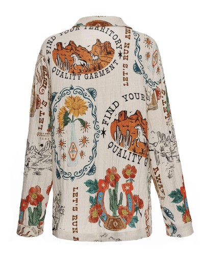 Пляжная рубашка Agua Bendita 17747 KESHI NOPAL, Цвет: белый, Размеры: M, изображение 6